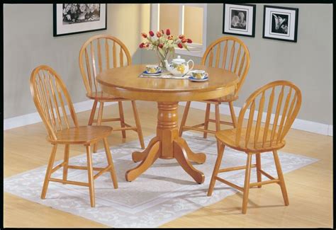 Round Oak Kitchen Table Sets Things In The Kitchen