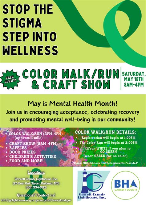 Mental Health Month Color Walk/Run and Craft Show - Deep Creek Times