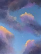 Pastel Aesthetic Clouds Drawing - Amazing Design Ideas