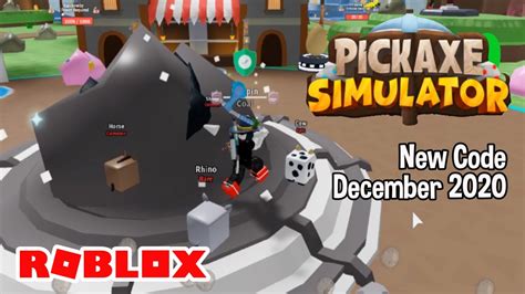 Roblox Pickaxe Simulator New Code December 2020 Youtube