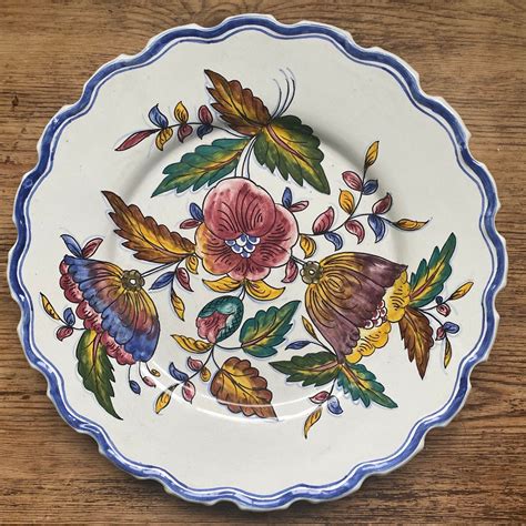 Vintage Hanging Plate Handmade And Handpainted Etsy