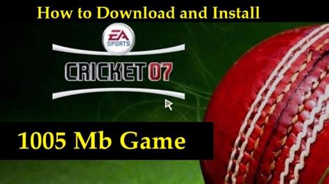 Ea Sports Cricket 2007 Pc Game Download Free Version