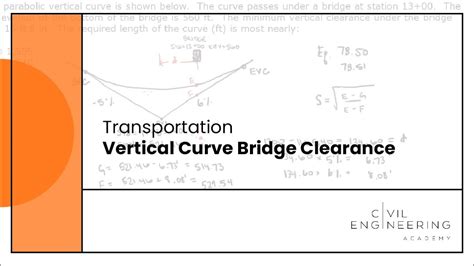 Transportation Vertical Curve Bridge Clearance Youtube