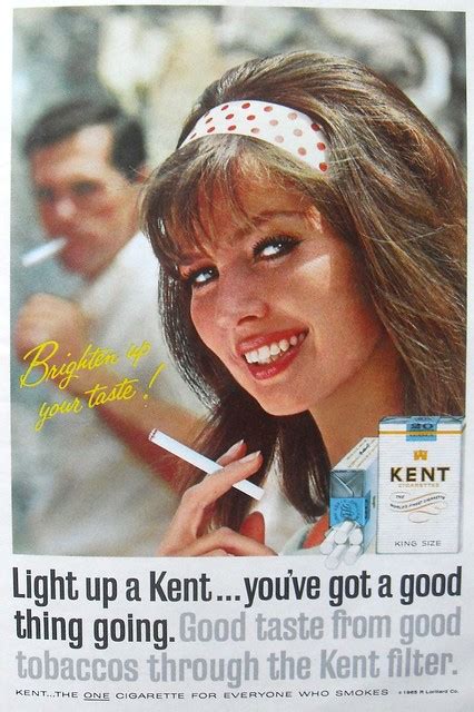 1965 Vintage Advertisement 1960s Kent Cigarettes Magazine Ad A Photo On Flickriver