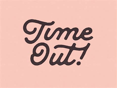 Time Out By Greg Anthony Thomas On Dribbble