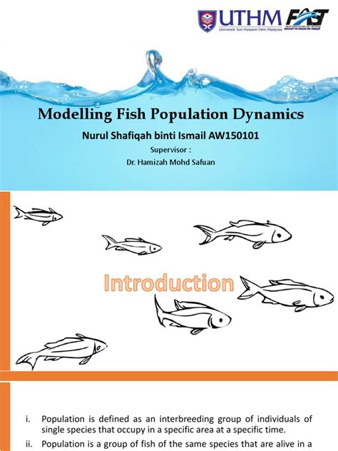 Modelling Fish Population Dynamics Predation Natural Environment