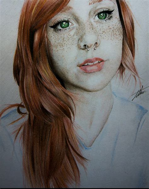 Freckles Girl Pencils Colors By Aitorcore On Deviantart