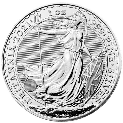 Silver Britannia 2021 From The Royal Mint 1 Ounce