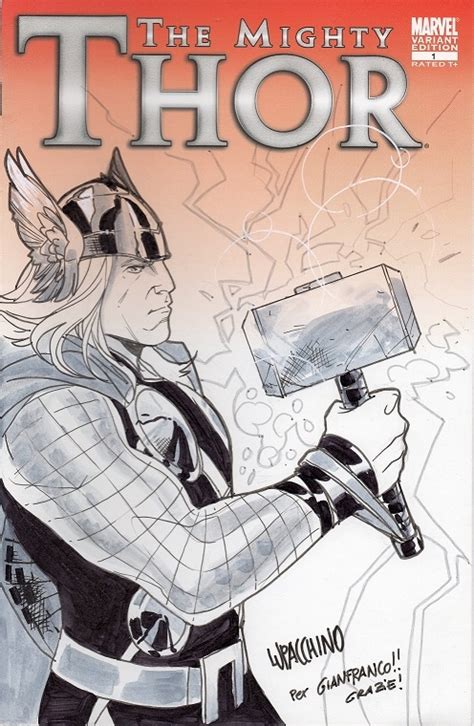 The Mighty Thor 1 Wraparound Cover By Ema Lupacchino Front In John