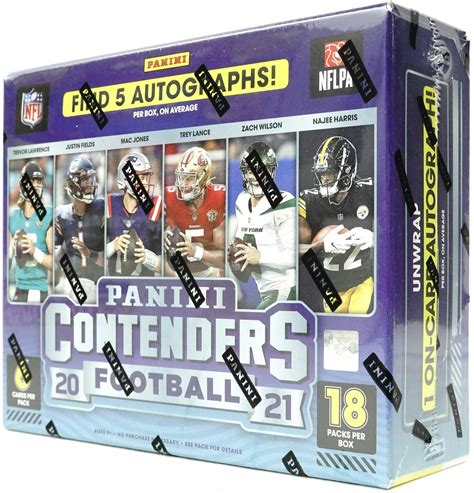 2021 Panini Contenders Football Hobby Box Da Card World