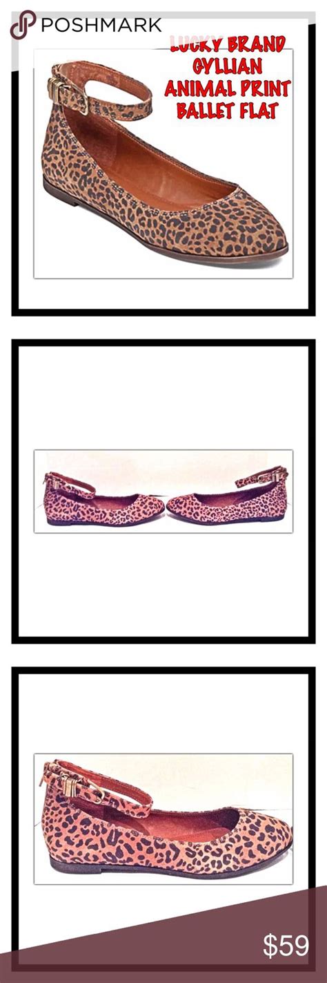 Lucky Brand Gyllian Leopard Print Ballet Flat Leopard Print Ballet