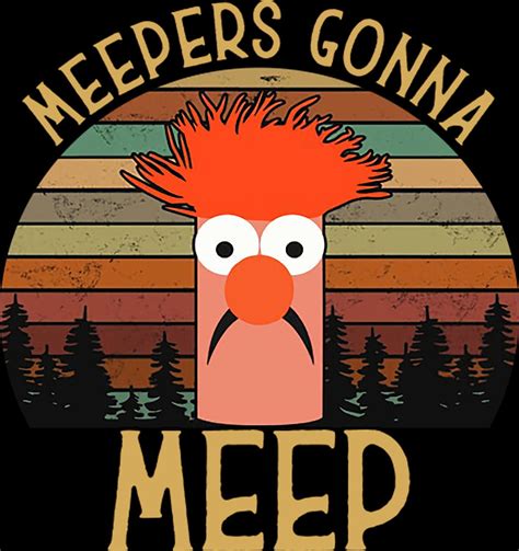 The Muppet Show Beaker Meepers Gonna Meep Poster Painting By Selina