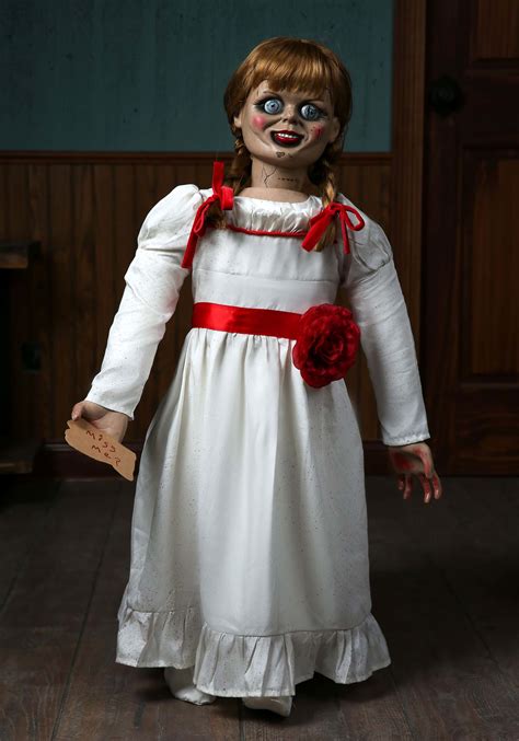 the conjuring annabelle doll collector s prop horror collectibles