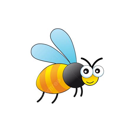 Little Bee Clipart Transparent Png Hd Cute Little Bee Vector Material