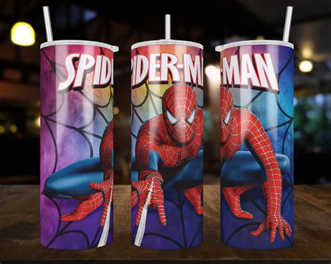 Beverage Can, Spiderman, Tumbler, Png, Templates, Wrap, Etsy, Design