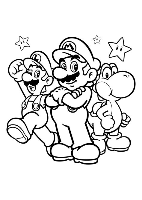 Desenhos De Super Mario Bros Para Colorir Imprimir Grátis