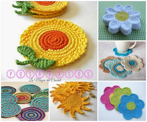 La Magia Del Crochet Posavasos A Crochet