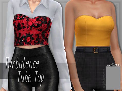 The Sims Resource Trillyke Turbulence Tube Top