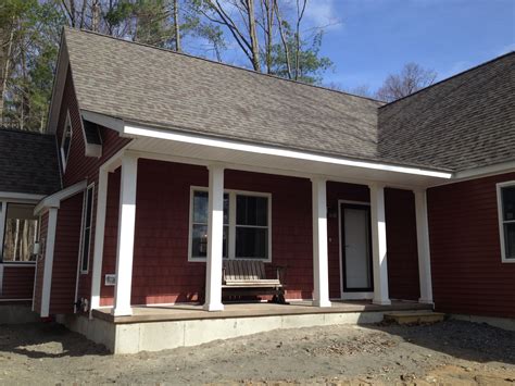 Front Porch On Modular Home In The Adirondacks Modular Homes Custom