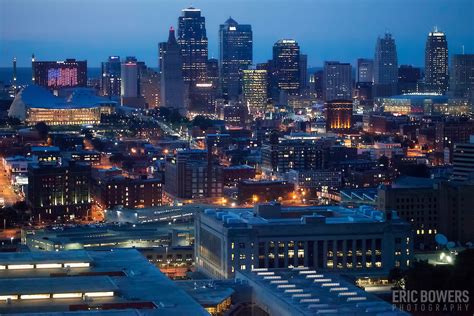 Downtown Kansas City Skyline Aerial Eric Bowers Photo