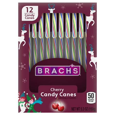 Brachs Cherry Candy Canes Shop Candy At H E B