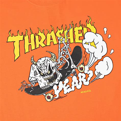 Thrasher 40 Years Sticker Ubicaciondepersonascdmxgobmx