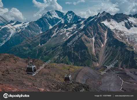 Elbrus Berge Im Sommer Größere Kaukasus Berge Vom Mount Elbrus