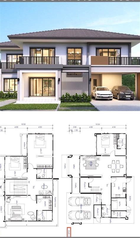 House Design Plan 11x11m With 5 Bedrooms Home Design With Plansearch