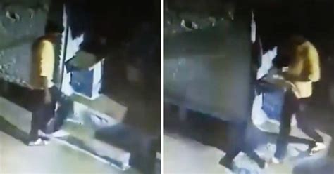 Madhya Pradesh Man Steals Women S Underwear Caught On CCTV