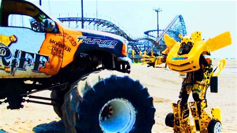 Monster Truck Bumblebee Transformer On Jersey Shore Youtube