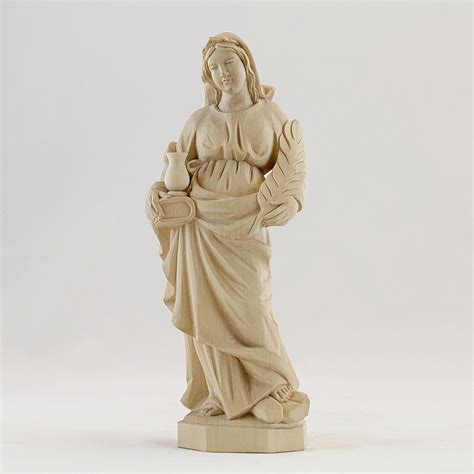 Heilige Maria Magdalena Statue Aus Holz Geschnitzt