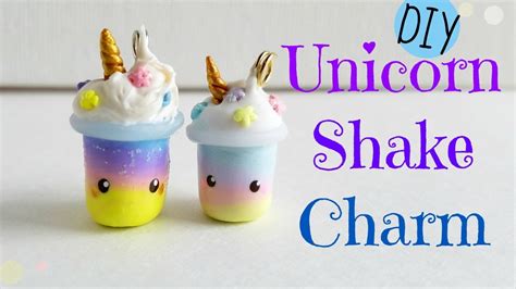 I usually get them from michaels when they have coupons)\r2. DIY Unicorn Shake Clay Charm - YouTube