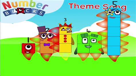 Numberblocks Riding The Ray Intro Theme Song 2022 Version Only Riding Youtube