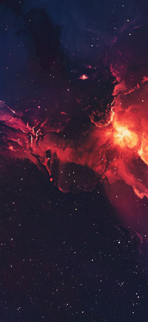 1242x2688 Galaxy Space Stars Universe Nebula 4k Iphone Xs Max Hd 4k