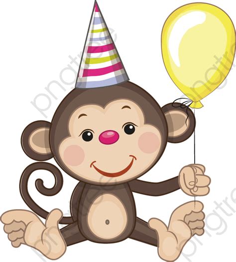 Monkey Birthday Birthday Clipart Monkey Birthday Png And Vector With