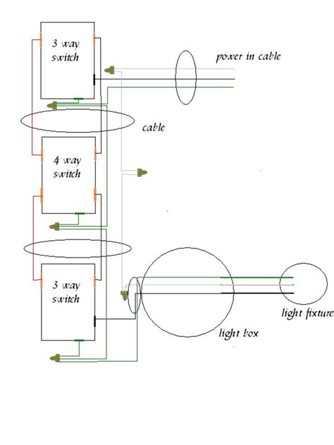 How To Wire 4 Way Light Switches Diagrams Wiring Diagram And Schematics