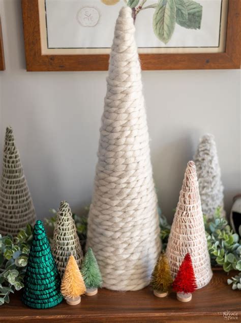 Diy Mambo Yarn Trees An Easy And Beautiful Craft The Navage Patch