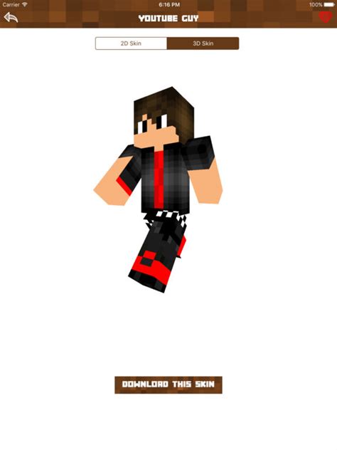 Télécharger Youtuber Skins Best Skins For Minecraft Pe Pour Iphone