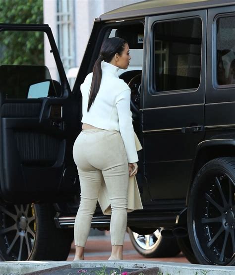 Kim Kardashian Butt Implants Reality Stars Derriere Looks Larger Than