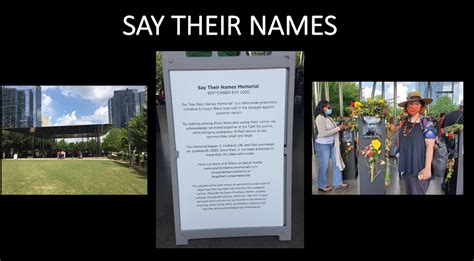Say Their Names Memorial Green Acre