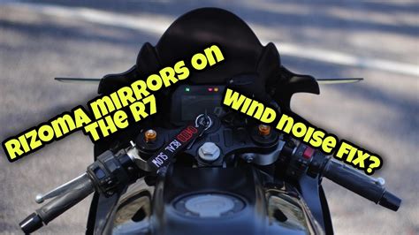 Rizoma Stealth Mirrors Review On The R Possible Wind Noise Fix Motovlog Youtube