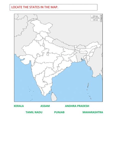 Map Of India Worksheet India Map Colorful Backgrounds Map