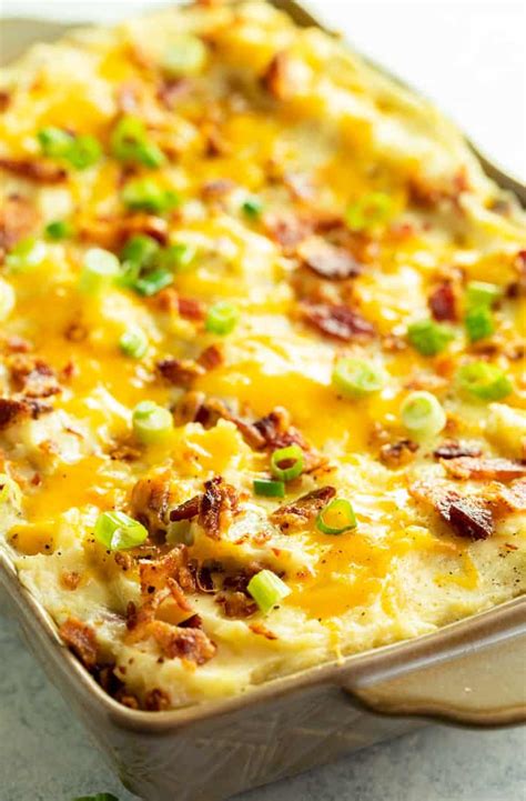 Drain potatoes and return pot to the hot burner (that's turned off). The Pioneer Woman's Twice Baked Potato Casserole - The ...