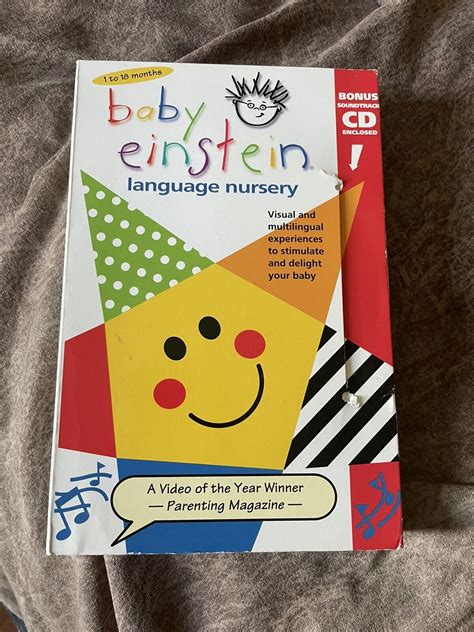 Baby Einstein Language Nursery Ages 1 To 18 Months Vhs No Cd With This