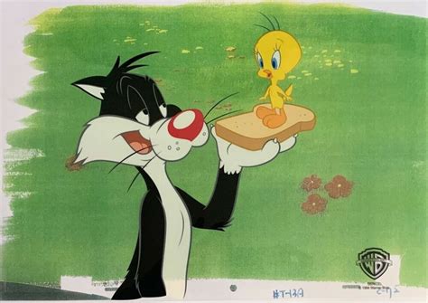 Warner Bros Sylvester And Tweety Limited Edition Sericel Animation Art