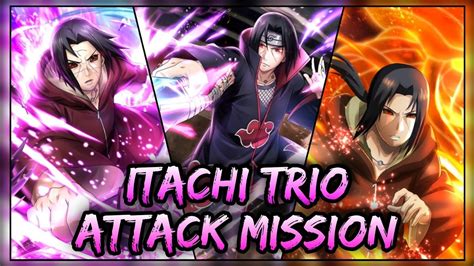 Itachi Uchiha Trio Attack Mission Showcase Naruto X Boruto Ninja