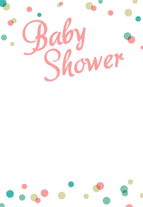 Baby Shower Invitation Border Clip Art 20 Free Cliparts Download