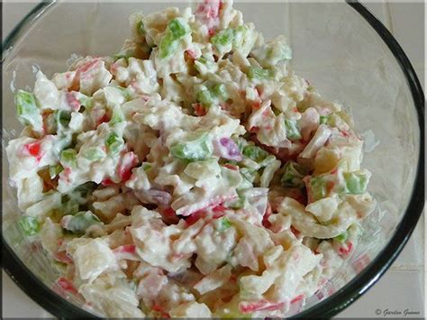 Cover and put in the fridge for 30 minutes. imitation crab meat salad | Salads | Pinterest | Crab meat salad and Meat salad