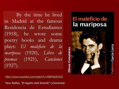 Ppt Federico Garcia Lorca Literary Approach Powerpoint