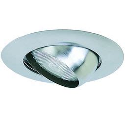 Recessed light fixtures that are made for sloped ceilings. 6-Inch Line Voltage Recessed Lighting Trim with Adjustable ...